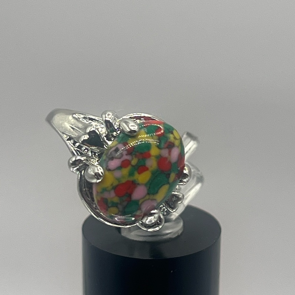 Brand New Ocean Jasper Silver Ring